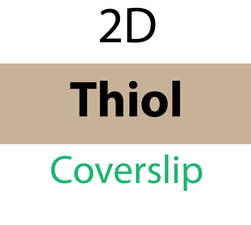 104-00-526 PolyAn 2D-Thiol Coverslip (5 pcs/box)