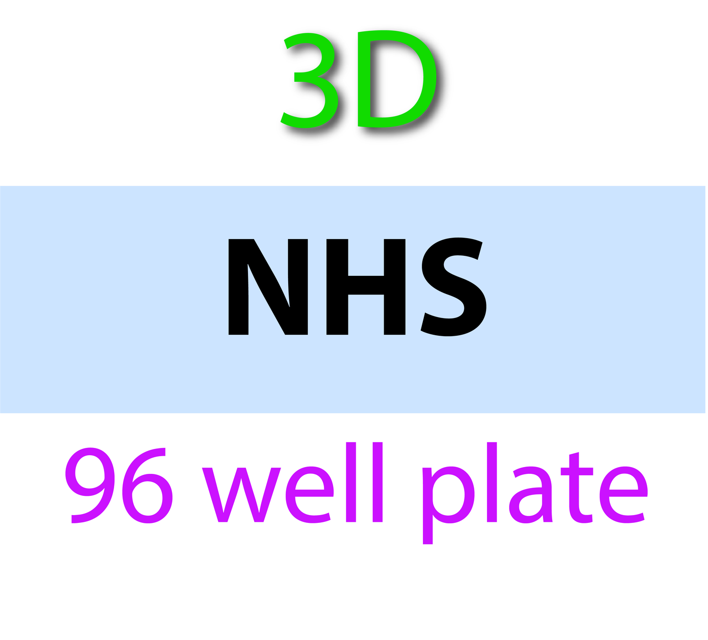 00-690-451 PolyAn 3D-NHS 96 well 12x8 strip plate - transparent - flat bottom