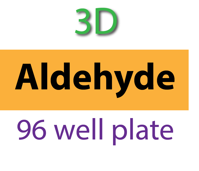 00-705-301 PolyAn 3D-Aldehyde 96-well multipart plate - glass bottom - square wells