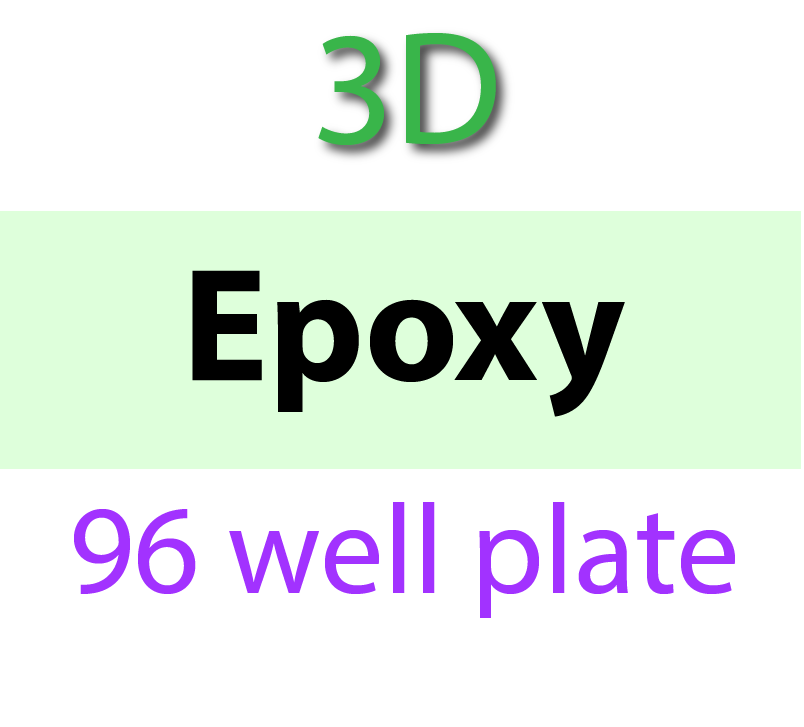 00-705-251 PolyAn 3D-Epoxy 96-well multipart plate - glass bottom - square wells