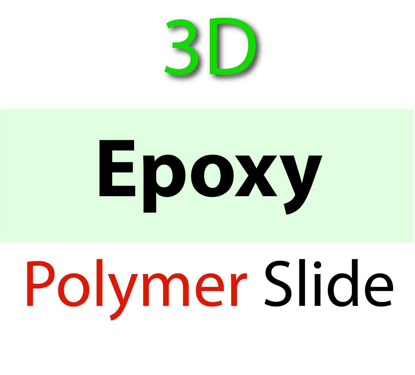 104-00-255 PolyAn 3D-Epoxy Polymer Slide (5 slides/box)