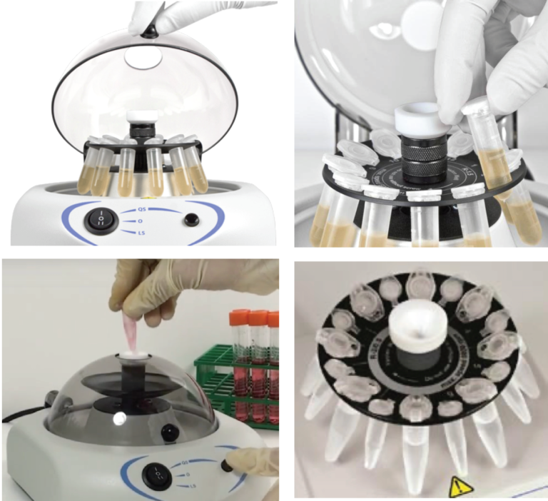 axiSPIN Microcentrifuge Tube Vortexer Combo