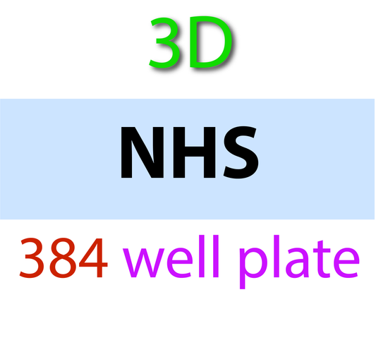 00-710-451 PolyAn 3D-NHS 384-well multipart plate - glass bottom - square wells