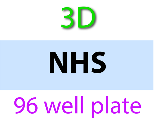 00-705-451 PolyAn 3D-NHS 96-well multipart plate - glass bottom - square wells