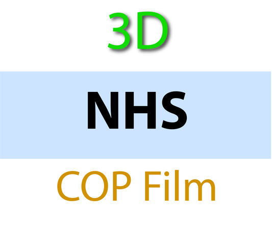 104-00-456 PolyAn 3D-NHS COP film - 25x75mm - 188µm thickness (5 sheets/box)