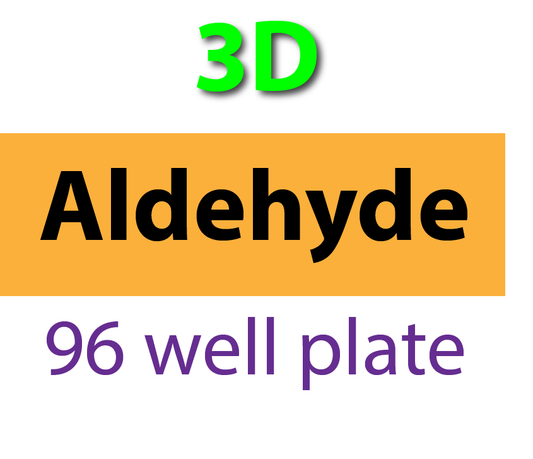 00-690-301 PolyAn 3D-Aldehyde 96 well 12x8 strip plate - transparent - flat bottom