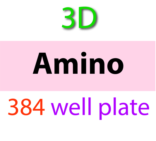 00-710-001 PolyAn 3D-Amino 384-well multipart plate - glass bottom - square wells