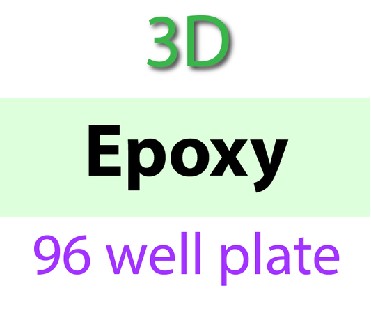 00-705-251 PolyAn 3D-Epoxy 96-well multipart plate - glass bottom - square wells