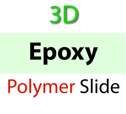 104-00-255 PolyAn 3D-Epoxy Polymer Slide (5 slides/box)