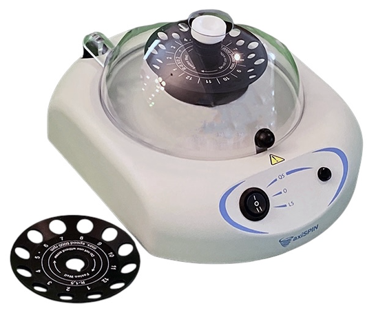 axiSPIN Microcentrifuge Tube Vortexer Combo